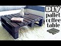 DIY - pallet coffee table | NO power tools 💪