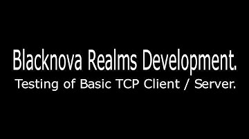 Testing of Bacic TCP Client (Unity) and Server (C# App)