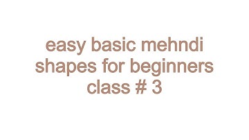 Mehndi class Day 3/ How to learn Mehndi for Beginners class #3 \ learn to draw henna