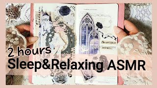 🌱Sleep&Relaxing ASMR🌱collage with me #relaxingsounds #scrapbooking
