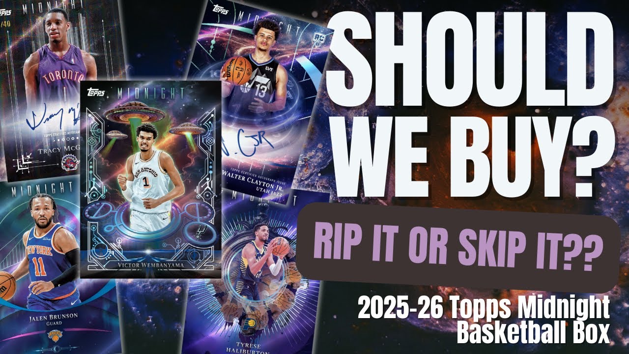 SHOULD WE BUY 2025-26 TOPPS MIDNIGHT BASKETBALL AND HUNT FOR 