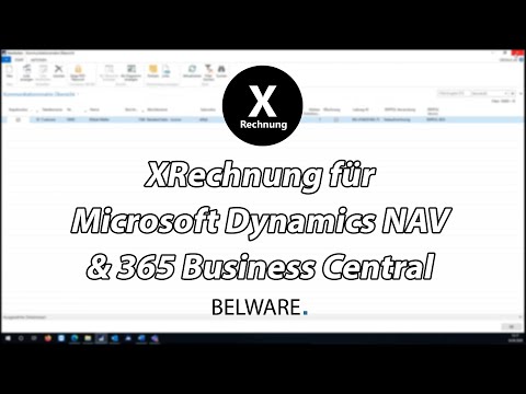 XRechnung für Microsoft Dynamics NAV / 365 Business Central