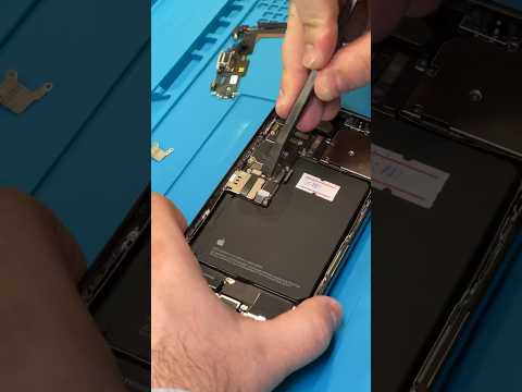 iPhone 13 Pro Max установка магнитов magsefe, замена нижнего шлейфа