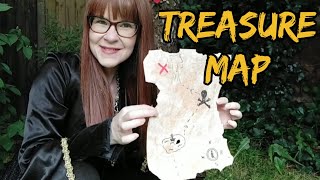 How to make a treasure map | Easy kids craft | Pirate crafts