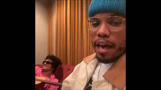 Bruno Mars & Anderson Paak - March 5, 2021 (Instagram Video)