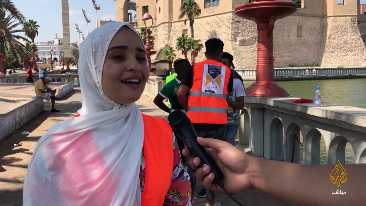 "متّحدون".. حملة لعدد من منظمات المجتمع المدني هدفها تنظيف معالم العاصمة الليبية