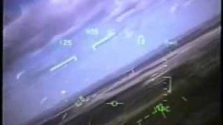 F-16 Birdstrike - Emergency Eject