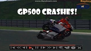 GP500 Crashes