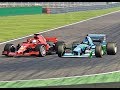Ferrari F1 2018 vs Benetton F1 1994 - Monza
