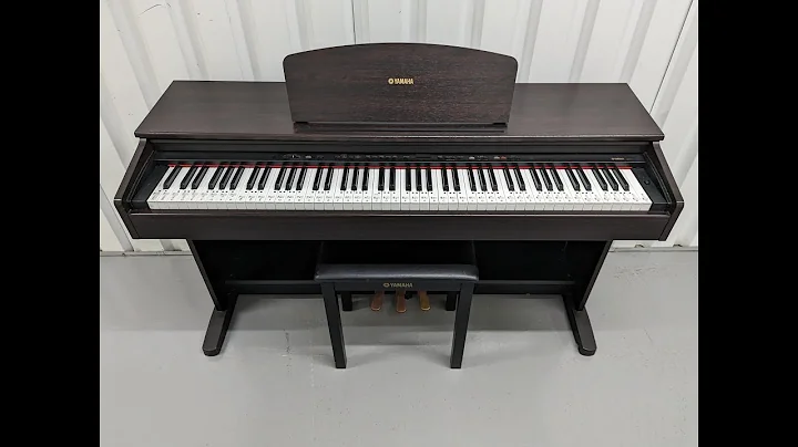 Yamaha Arius YDP-121 digital piano and stool in dark rosewood stock number 23256