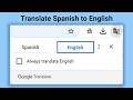 Translate Spanish to English Language