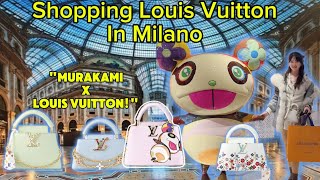LOUIS VUITTON x Murakami Exclusive Shopping Haul at Galleria Milan Flagship !✨💫
