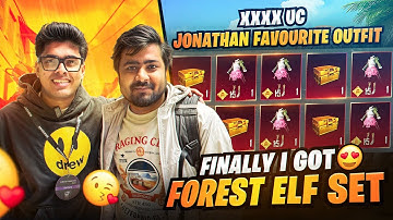 Rich Cute Girl Give Me 10,00XX UC 💸JONATHAN FAVOURITE OUTFIT😍Forest Elf Set Crate Opening | Kadam OP