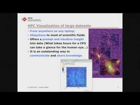 CSCS User Meeting - HPC Data & Visualization Services Overview, Claudio Gheller