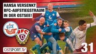 Hansa versenkt BFC-Aufstiegstraum in der Ostsee: Rostock II - BFC Dynamo | Regionalliga Nordost