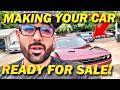 HOW TO GET THE CAR READY FOR SALE AFTER BUYING IT FROM THE AUCTION: WHAT TO CHECK? WHAT TO FIX? EASY