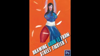 Chun Li from Street Fighter I Digital Painting
