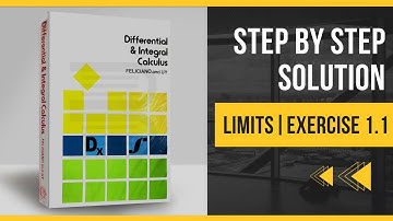 DIFFERENTIAL CALCULUS PROBLEMS WITH SOLUTIONS - LIMITS | EXCERCISE 1.1