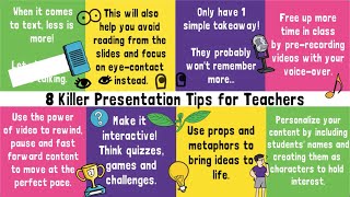 8 Killer Presentation Tips for Teachers | VideoScribe
