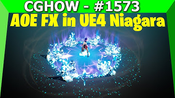 How to Create AOE Ice Attack in UE4.27 Niagara - Showcase