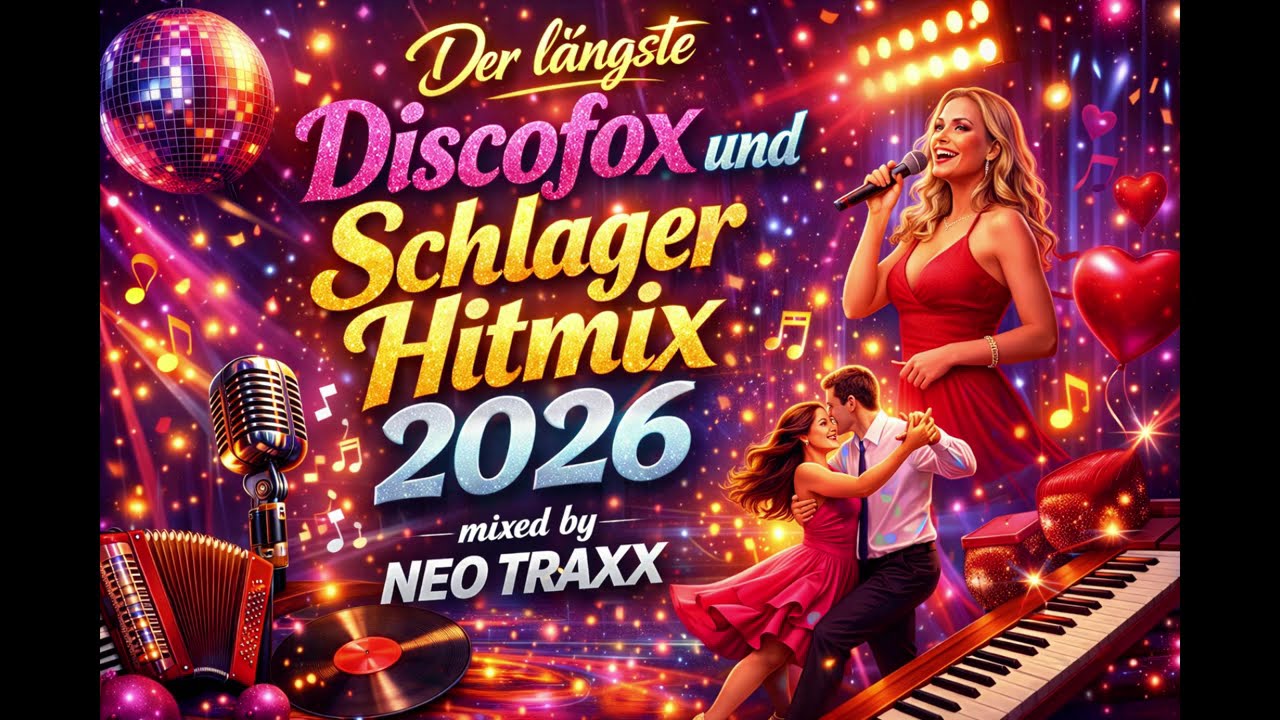 Der längeste Discofox und Schlager Hitmix  2026  mixed by NEO TRAXX
