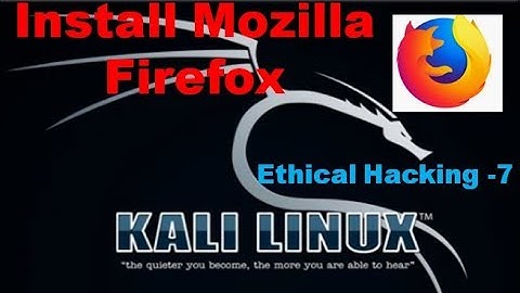 Install & Download Mozilla Firefox on Kali Linux