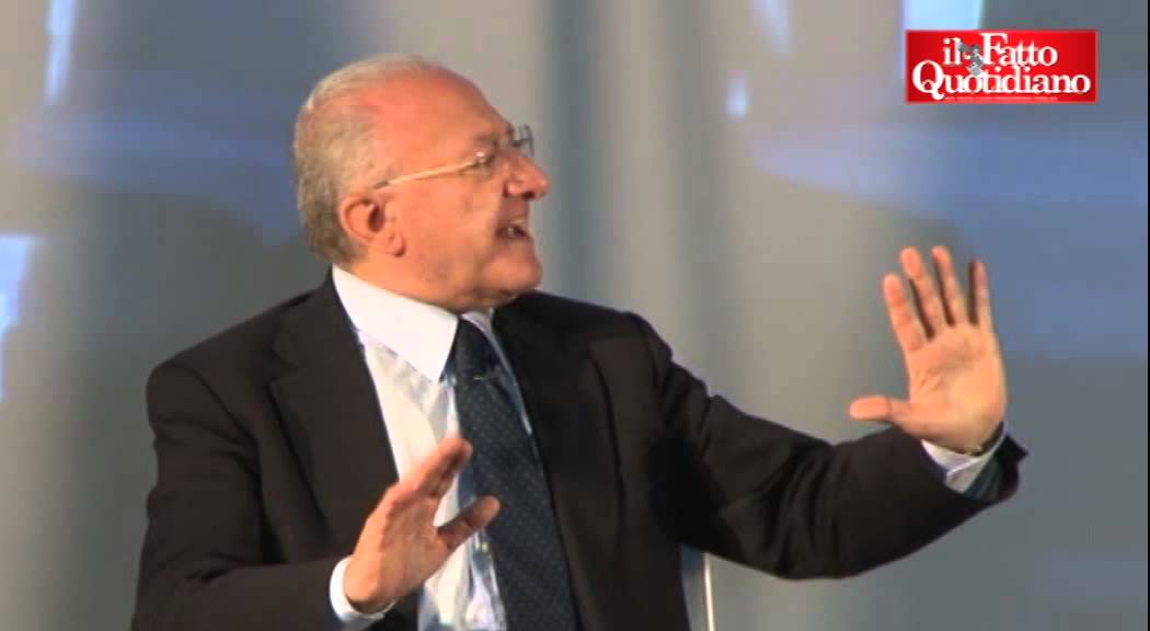 De Luca contro il Fatto: 