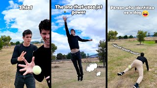How Different People Catch a Ball (Shorts Compilation Part 1-5)