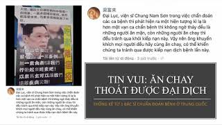 TIN VUI Cho Người Ăn Chay | Thuần Chay Thoát Được Đại Dịch | Theo Thống kê Bác Sỹ Khám Bệnh ở TQ