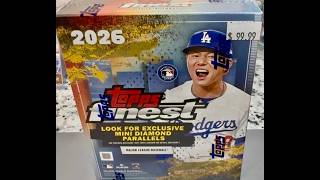 Ripping a 2026 Topps Finest Mega Box!