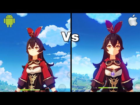 Genshin Impact - Android Vs iOS (Max Graphics/60FPS) I Comparison