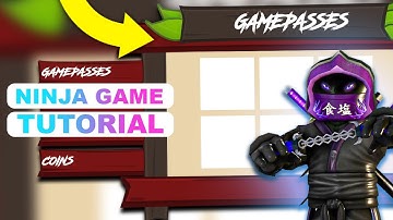 Ninja Game ROBLOX UI Tutorial In PHOTOSHOP! (Part 1) | GFX COMET
