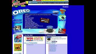 Oreo Cookie flash intro in 2004