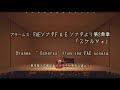 自由だが孤独に！(Frei aber einsam)【ブラームス/F.A.E.ソナタより第3楽章「スケルツォ」(Brahms: ”Scherzo”from the FAE sonata)】