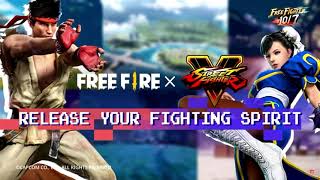 Free Fire X Street Fighter V legends facing together now | Free Fire