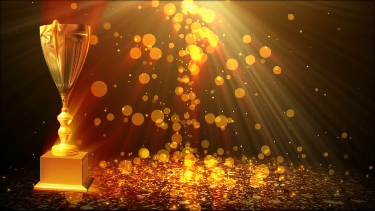 Gold Trophy Shiny Particles Company Photography Video Background Video Background Cool Backgrounds Background