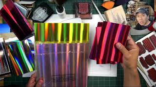 Stampscapes Quick Card/Stamp-along: Red Holographic