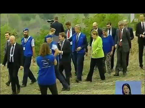 ანგელა მერკელი საოკუპაციო ხაზთან