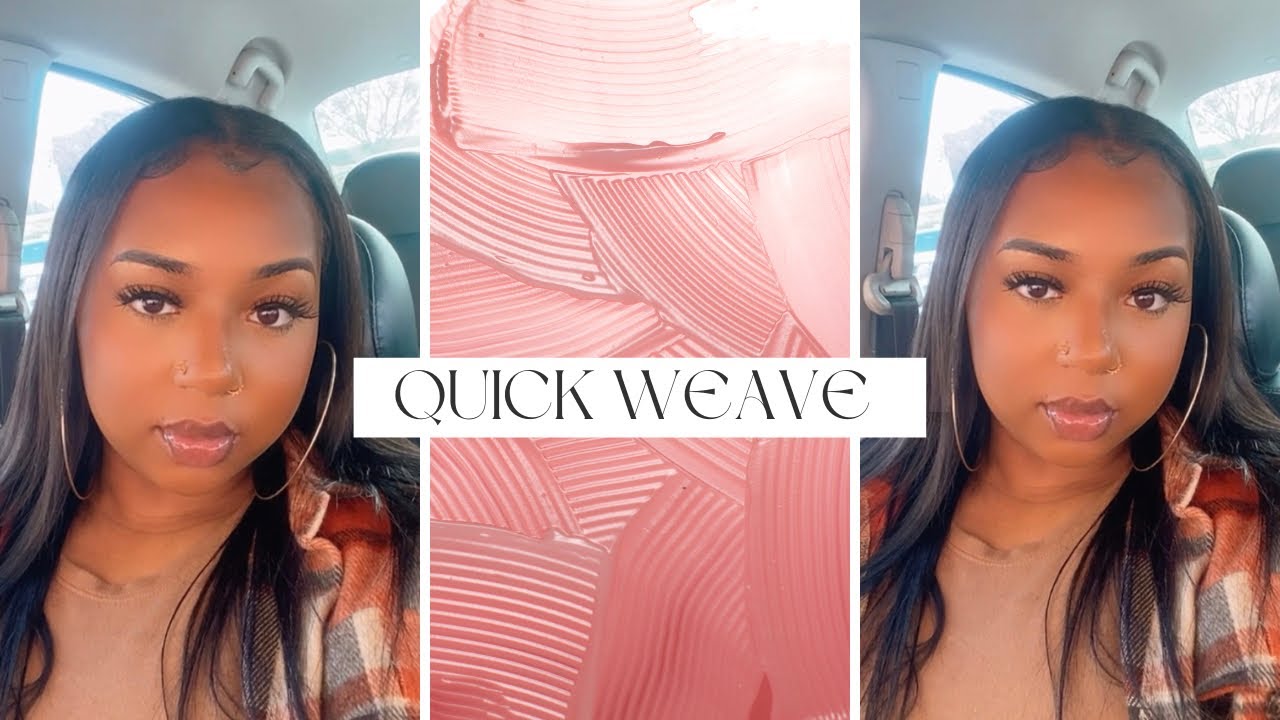 QUICKWEAVE USING 3 BUNDLES FROM AMAZON| YOU CAN'T TELL ME THIS NOT MY HAIR