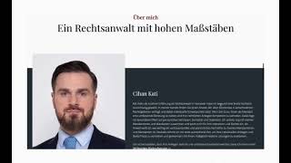 Website Launch: Rechtsanwalt Cihan Kati - Hannover 