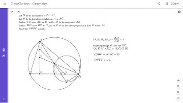 Olympiad Geometry Problem #100: Circumcenter   Perpendiculars   Cyclic Quad