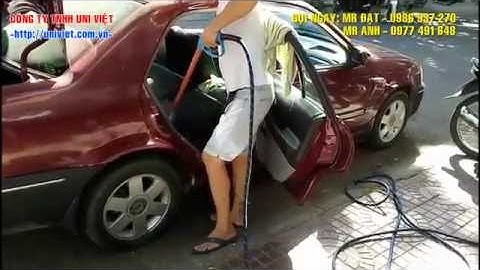 Cung cấp và chuyển giao máy rửa xe hơi nước nóng Optima Steamer tại Quy Nhơn