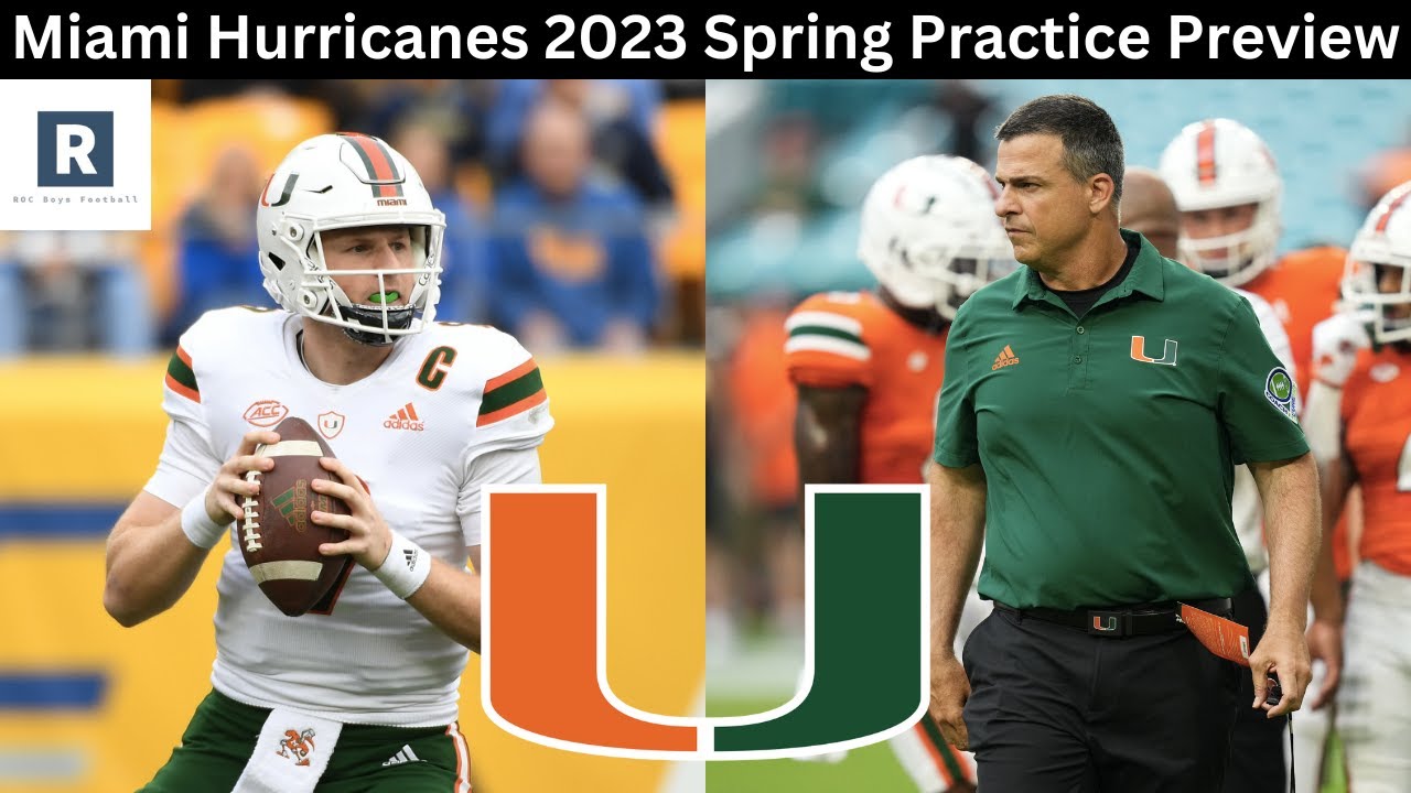 Miami Hurricanes Football 2023 Spring Practice Preview New