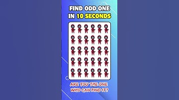 Can You Find the Odd One in 10 Seconds? ⏱️ Only the Quickest Minds Will Win!