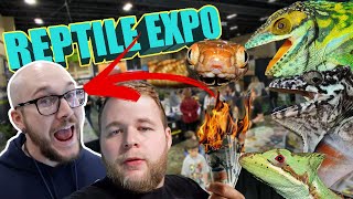 HE BOUGHT THE RAREST REPTILES AT THE EXPO!!! Reptile Expo tour 2022!