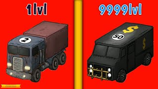 Merge Truck! MAX LEVEL TRUCK EVOLUTION! 9999+ Level Merge Truck: Monster Truck Evolution Merger game screenshot 4