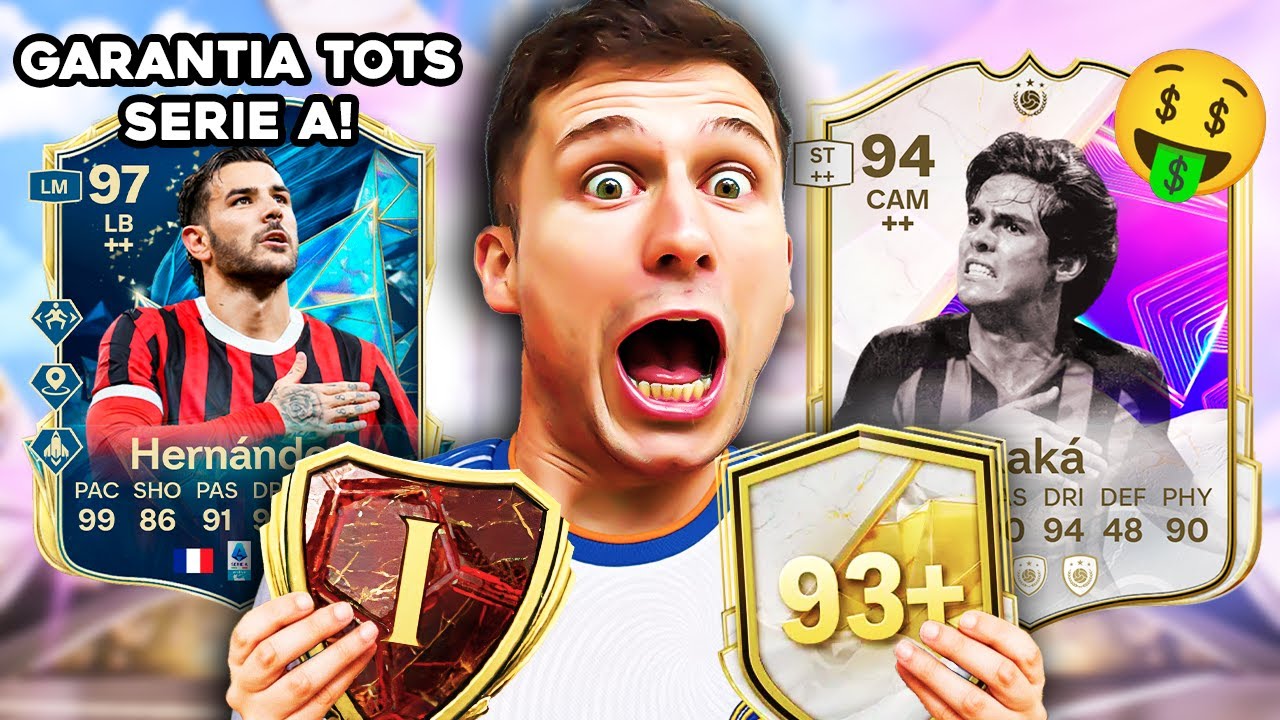 VÁRIAS GARANTIAS TOTS DA SERIE A & PP ICON 93+ 🔥 TIRAMOS VÁRIAS CARTAS METAS! 🤑🤑 EA FC 25 UT BRASIL