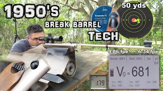 Weihrauch Hw 35E 177 Air Rifle 25 50 Yard Accuracy Test Full Review - Break Barrell Airgun