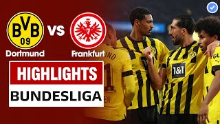 Highlights Dortmund vs Frankfurt | Bellingham xử lý điệu nghệ mở điểm - đại thắng 4 sao lấy ngôi đầu
