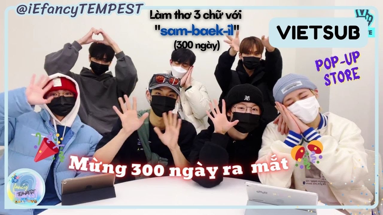 [TEMPEST](sub) 🎉Congrats!🎉300TH DAY👏👏😘🌪 | VLIVE 2022-12-26